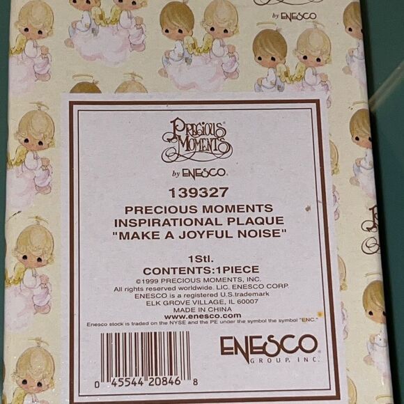 NIB Precious Moments make a joyful noise Standing Plaque 139327 - Picture 6 of 6